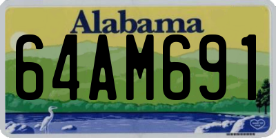 AL license plate 64AM691