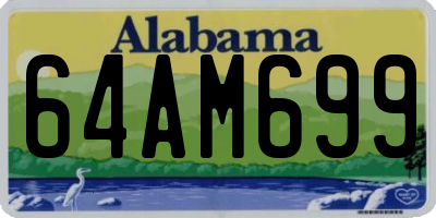AL license plate 64AM699