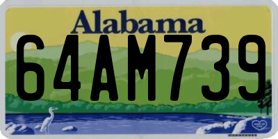 AL license plate 64AM739