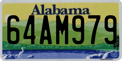 AL license plate 64AM979