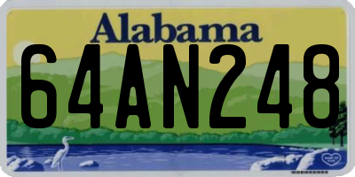 AL license plate 64AN248