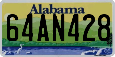 AL license plate 64AN428
