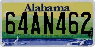 AL license plate 64AN462