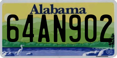 AL license plate 64AN902
