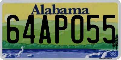 AL license plate 64AP055