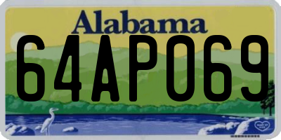 AL license plate 64AP069