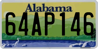 AL license plate 64AP146