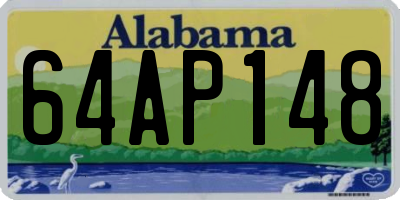 AL license plate 64AP148