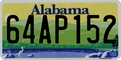 AL license plate 64AP152