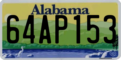 AL license plate 64AP153