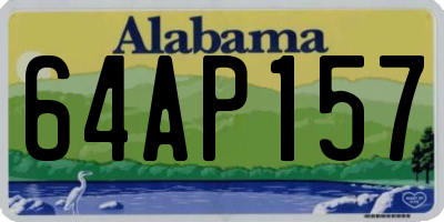 AL license plate 64AP157