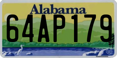 AL license plate 64AP179