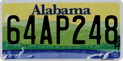 AL license plate 64AP248