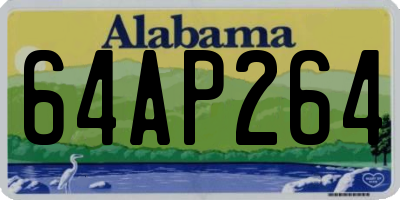 AL license plate 64AP264
