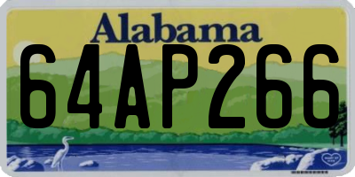 AL license plate 64AP266