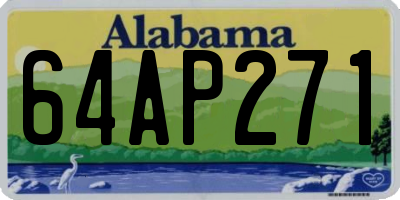 AL license plate 64AP271