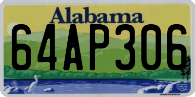 AL license plate 64AP306
