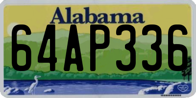 AL license plate 64AP336