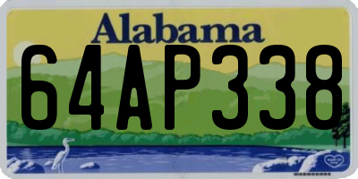 AL license plate 64AP338