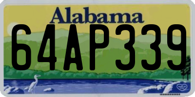 AL license plate 64AP339