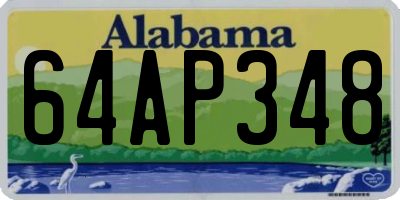 AL license plate 64AP348