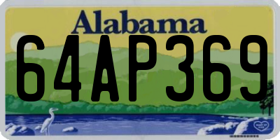 AL license plate 64AP369