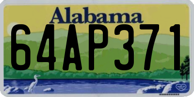 AL license plate 64AP371