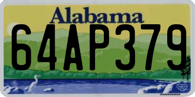 AL license plate 64AP379