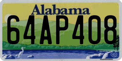 AL license plate 64AP408
