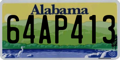AL license plate 64AP413
