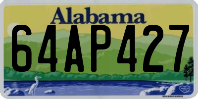 AL license plate 64AP427