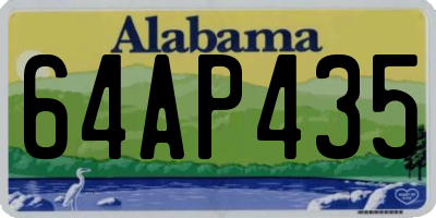 AL license plate 64AP435