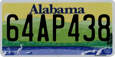 AL license plate 64AP438