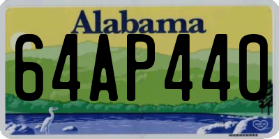 AL license plate 64AP440