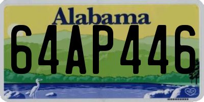 AL license plate 64AP446