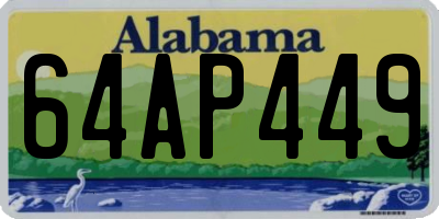 AL license plate 64AP449