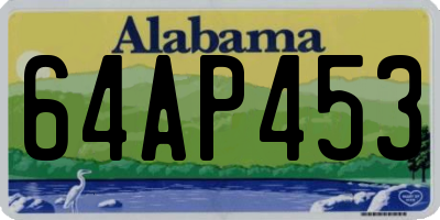 AL license plate 64AP453