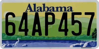 AL license plate 64AP457