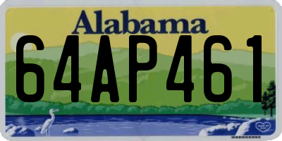 AL license plate 64AP461