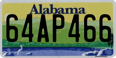 AL license plate 64AP466