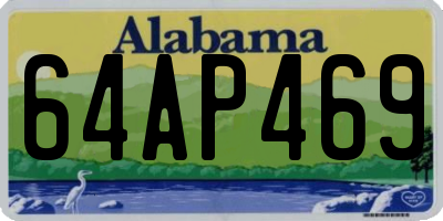 AL license plate 64AP469