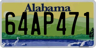 AL license plate 64AP471