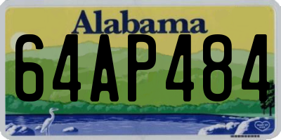 AL license plate 64AP484