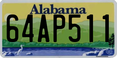 AL license plate 64AP511