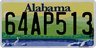 AL license plate 64AP513
