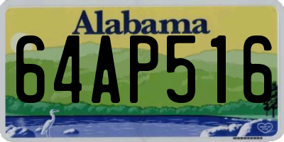 AL license plate 64AP516