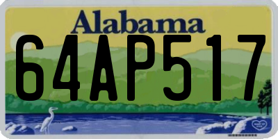 AL license plate 64AP517