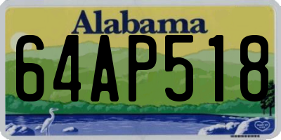AL license plate 64AP518