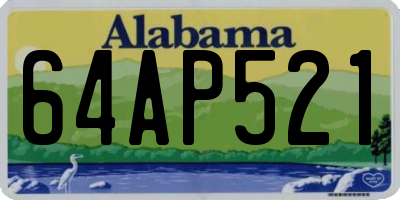 AL license plate 64AP521