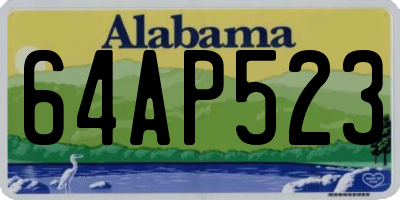 AL license plate 64AP523